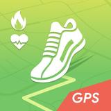 Schrittzähler Lauf Tracker GPS Zeichen