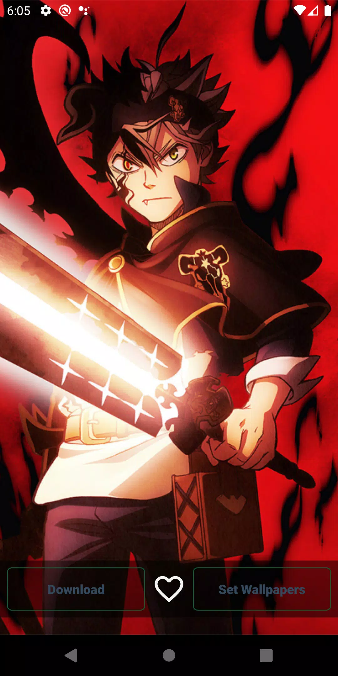 Asta Wallpaper 4K, Red background, Black Clover