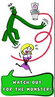 Stickman Toilet: Draw Path скриншот 2