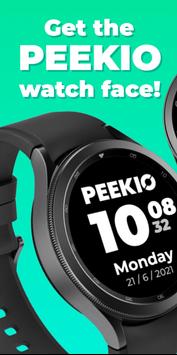 Peekio Watch Face poster