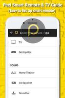 برنامه‌نما Peel Universal Smart TV Remote عکس از صفحه