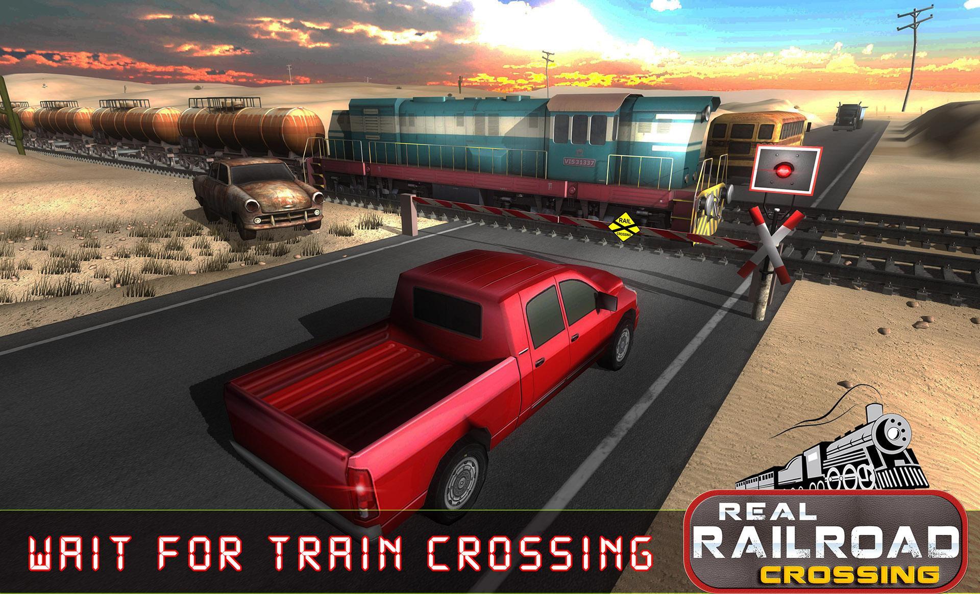 Real Railroad Train Crossing Free Train Games For Android Apk Download - more roblox games with railroad crossings youtube