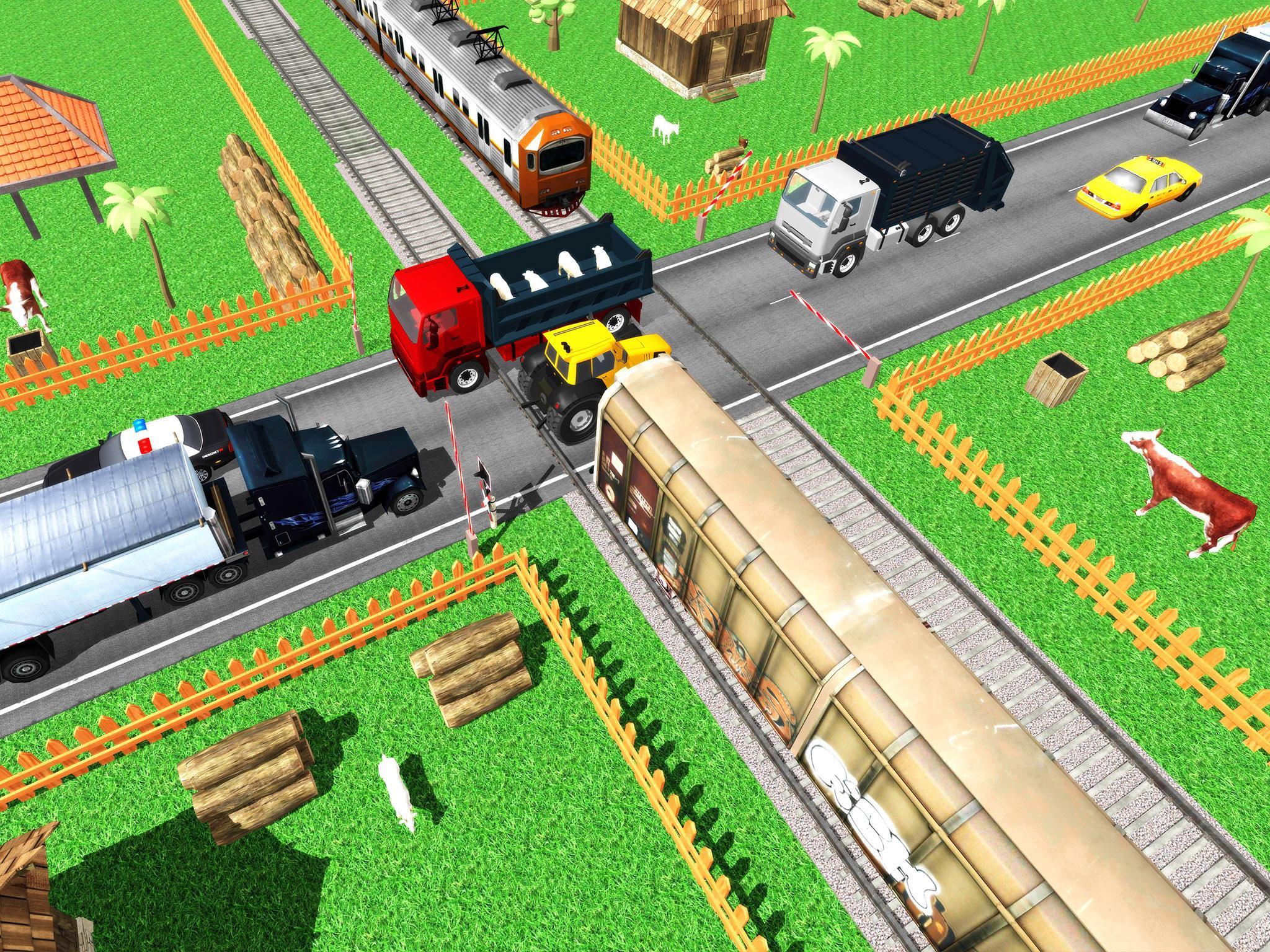 Real Railroad Train Crossing Free Train Games For Android Apk Download - roblox games like railroad crossing