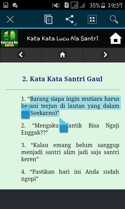 Kata Kata Santri Salaf Lucu 100 Apk Comkatasuhumedia