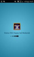 Status WA Happy Ied Mubarak الملصق