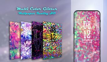 Multi Color Glitter Wallpaper capture d'écran 2