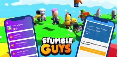 Gems stumble guys skin special Affiche