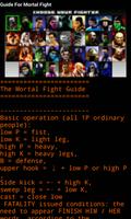 Guide For Mortal Fight Cartaz