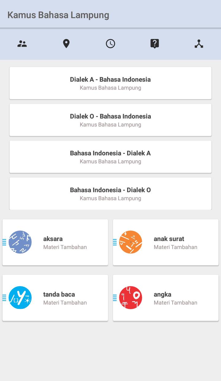 Kamus Terjemah Bahasa Lampung Dialek O A For Android Apk Download