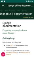 Django documentation offline Affiche