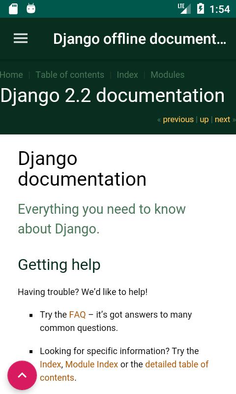 Django документация на русском