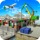 Cargo Transport Truck Driving Zeichen