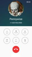 Fake Call from Pennywise Clone captura de pantalla 1