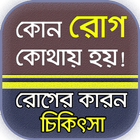 কোথায় কোন রোগ হয়-কোন রোগের কি ঔষধ স্বাস্থ্য টিপস أيقونة