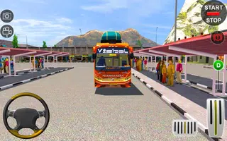 Indian Bus Volvo Simulator syot layar 4