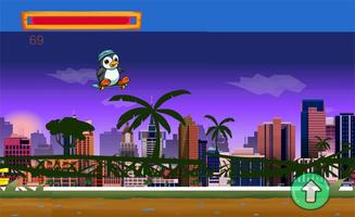 Cute Penguin Skateboard Screenshot 1