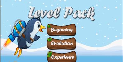 Flying Penguins Game in The sky پوسٹر
