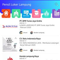 Pensil Loker Lampung Affiche