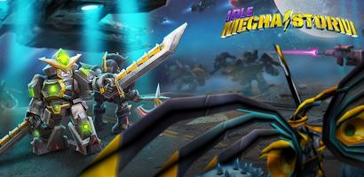 Idle MechaStorm: Mechanic RPG постер