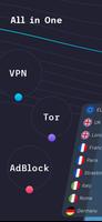 VPN + TOR Browser and Ad Block Affiche