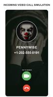 scary clown fake video call Poster