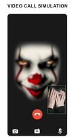 scary clown fake video call captura de pantalla 1