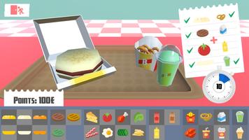 Burger Kids 3D تصوير الشاشة 1