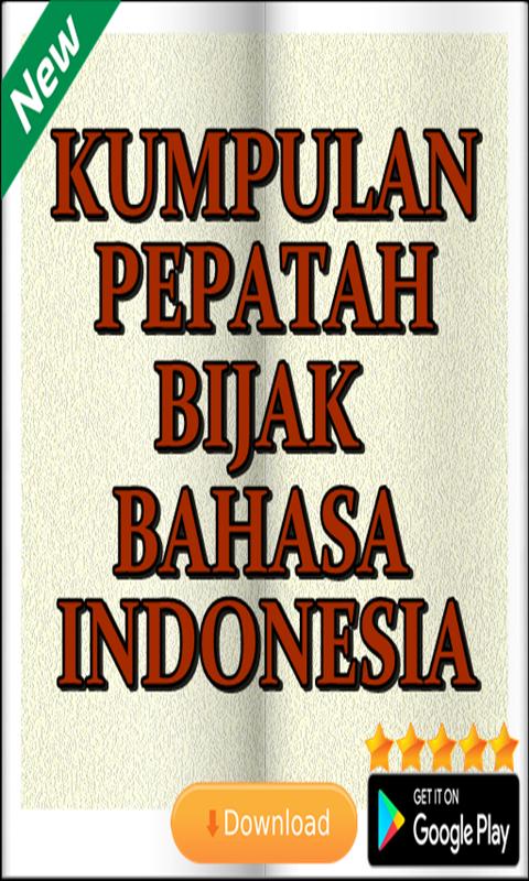Dapatkan Gambar Kumpulan Pepatah Bijak Bahasa Indonesia For Android Apk Terupdate oleh www.katacinta.co