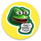 New Stickers Pepe for Whatsapp icône