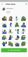 New Stickers Pepe for Whatsapp capture d'écran 1