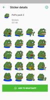 New Stickers Pepe for Whatsapp capture d'écran 2