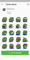 New Stickers Pepe for Whatsapp capture d'écran 3