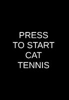 Cat Tennis Poster