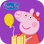 Peppa feiert eine Party Zeichen