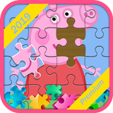 Peppa pigg jigsaw puzzle 2019 icône
