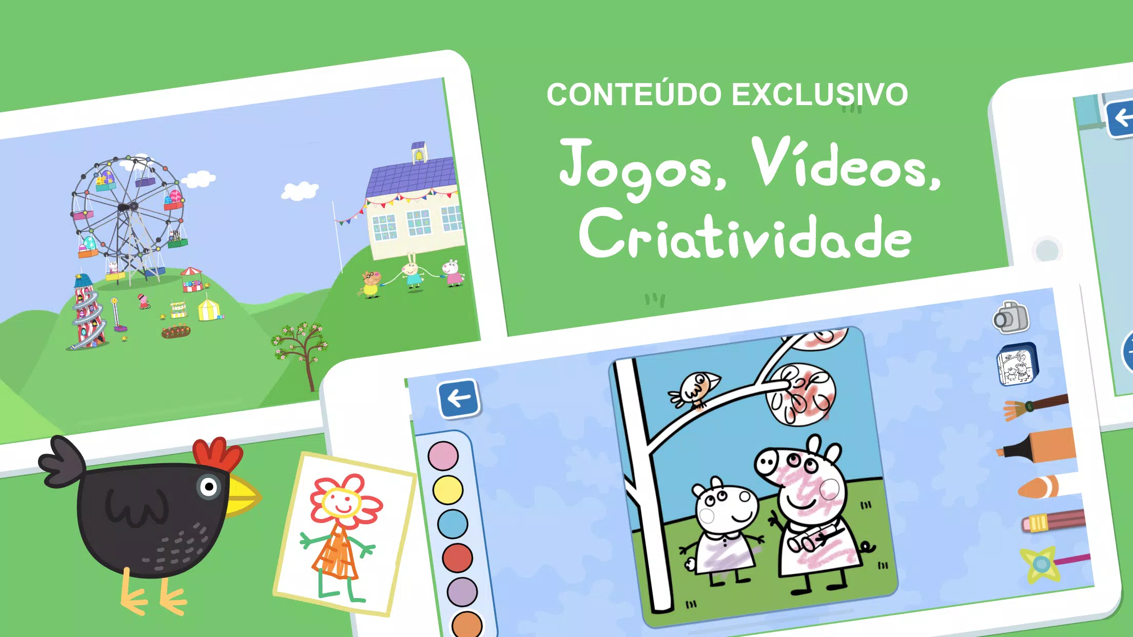 O mundo da Peppa Pig - Jogos 