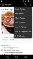 Recipe, Menu & Cooking Planner تصوير الشاشة 2