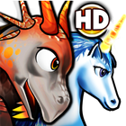 Pep le dragon & licorne HD icône
