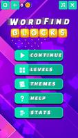 WordFind Blocks: English Words Affiche