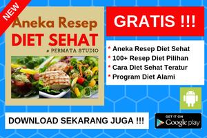 Aneka Resep Makanan Diet Sehat Alami imagem de tela 1