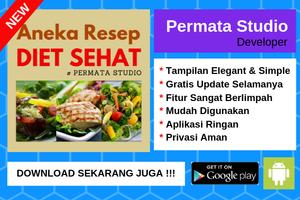 Aneka Resep Makanan Diet Sehat Alami capture d'écran 2