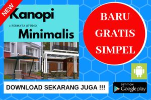 Desain Kanopi Minimalis Modern 海報