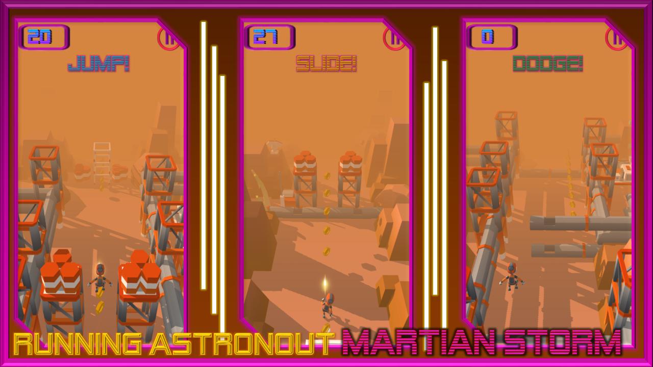 Running Astronaut Martian Storm For Android Apk Download - mars runner roblox