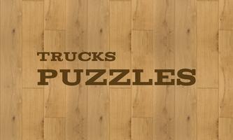 Camions Puzzles Affiche