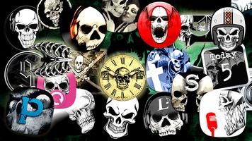 Skull theme plakat