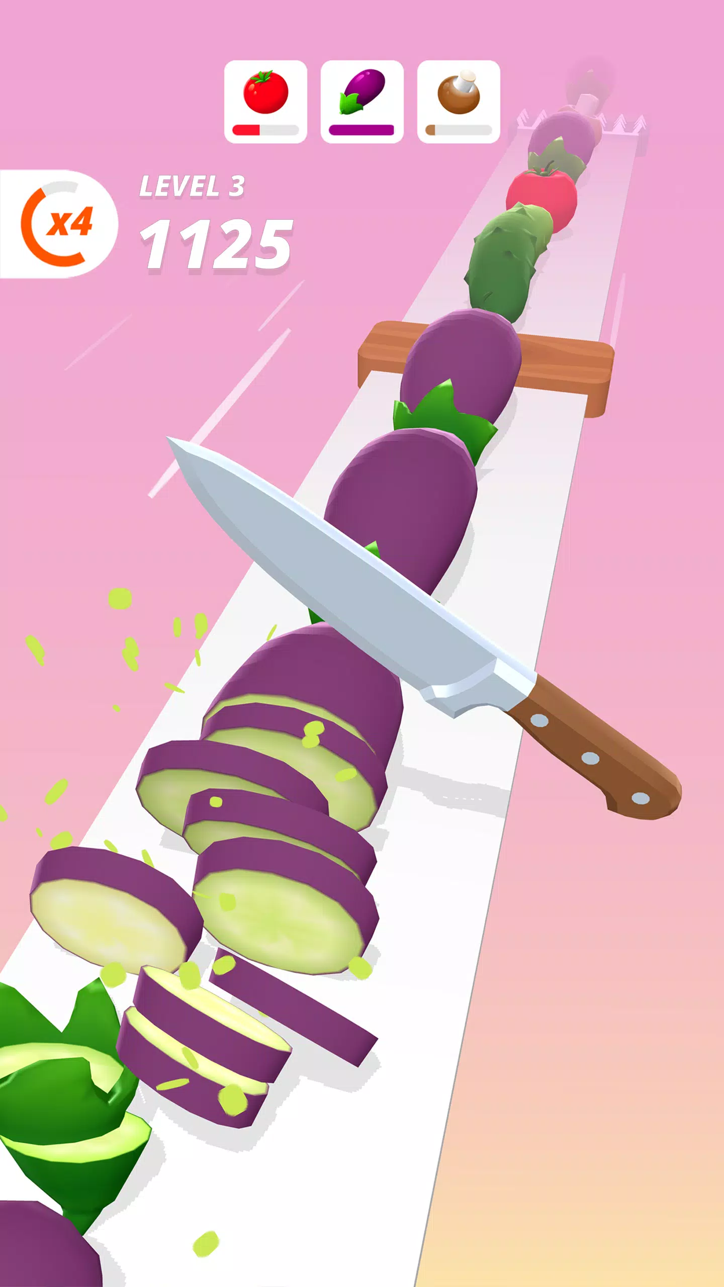 Perfect Slices APK + MOD (Unlimited Coins) v1.4.16 2 Perfect Slices is an enjoyable, quick-paced, and action-packed arcade game that was developed and distributed by SAYGames