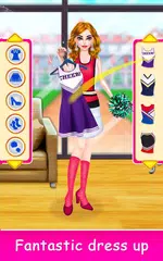 Cheerleader Makeup Salon Games APK 下載