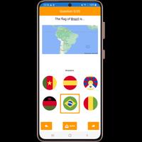 Flags Quiz PRO with Maps screenshot 1