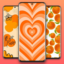 Cute Preppy Orange Wallpaper APK