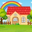 Poppenhuis spel-icoon